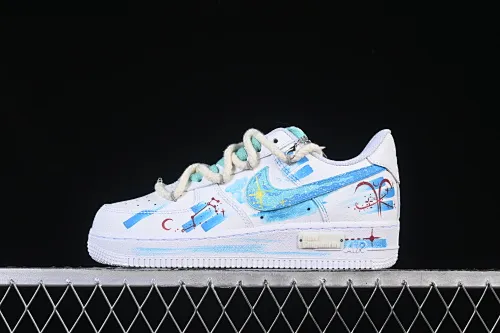 All categories Nk Air Force 1 Air Force series Nk Air Force 1 Low Air Force low-top Nike Air Force 1'07 Low "Aries" Hand-painted graffiti twelve constellations series Aries Air Force One low-top casual sneakers Constellation 321-419
